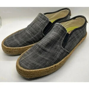 Original Penguin Espy Blue Linen Men's Slip-On Loafer Shoes Jute Espadrille 8.5